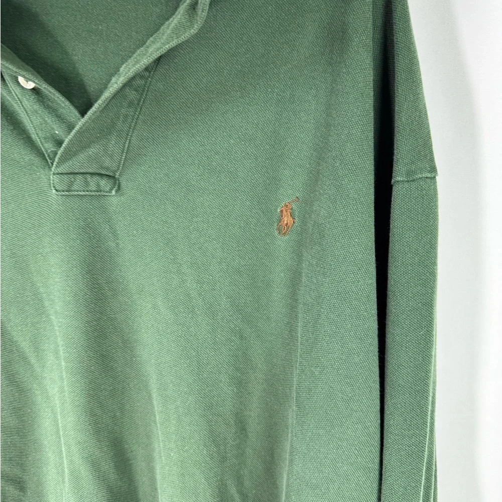 Polo by Ralph Lauren Long Sleeve Green Shirt 4XB